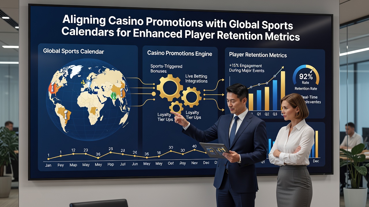 Darstellung von Datenanalysen zur Spielerretention bei synchronisierten Casino-Aktionen während Sportgroßereignissen