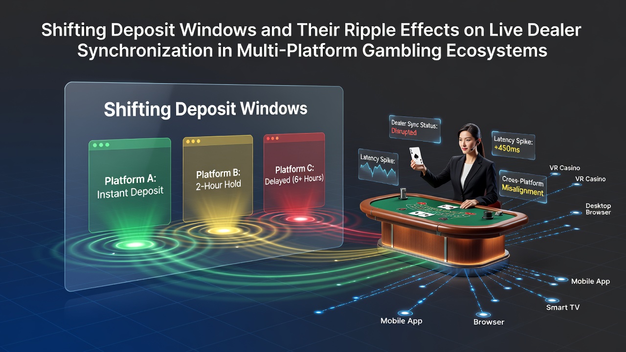 Illustration zu variablen Einzahlungsfenstern und deren Auswirkungen auf Live-Dealer-Systeme